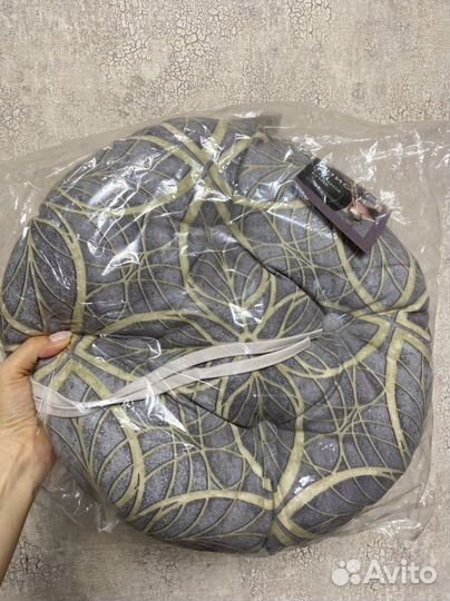 Подушка на стул круглая, новая, Иваново