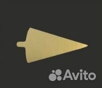 Подложка для десертов/торта S12 золото70*130*1,6мм
