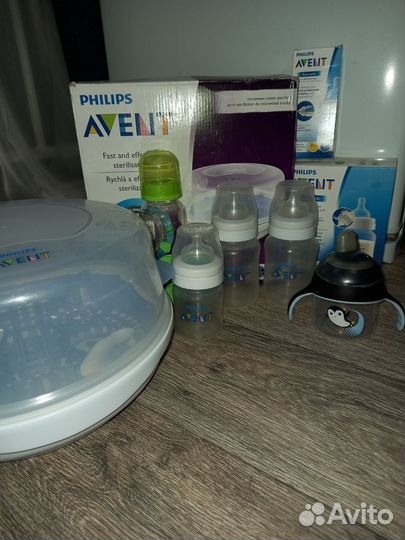Бутылочки, стерилизатор, поильник Avent