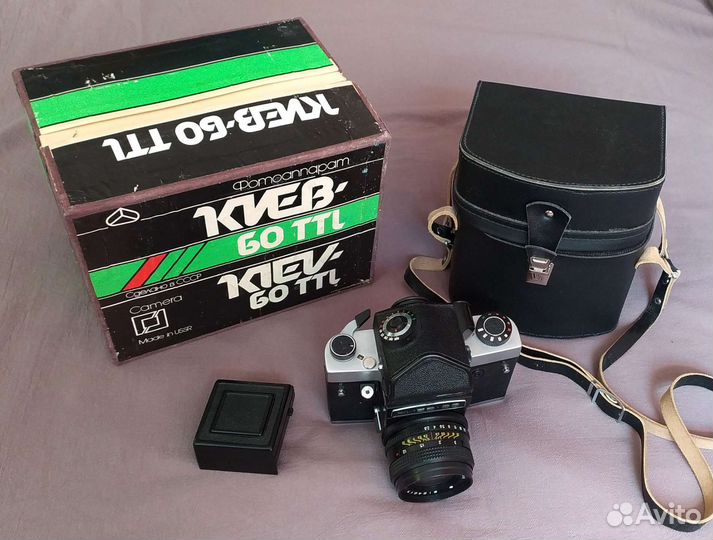 Плёночный фотоаппарат Киев 60 ttl + волна-3