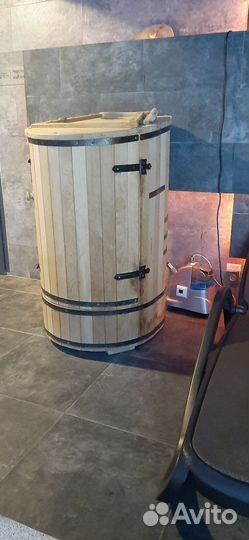 Кедровая бочка с парогенератором бу
