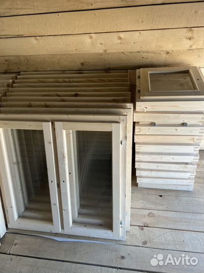 Деревянные окна летние/зимние