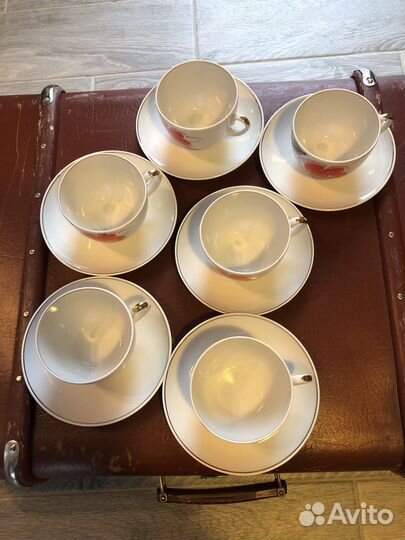 Чайный сервиз лфз красный пион