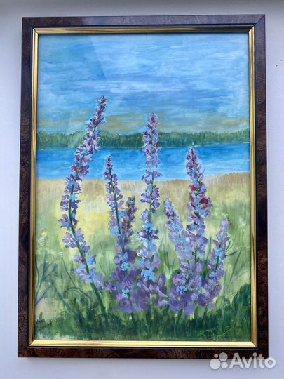 Картина гуашью 