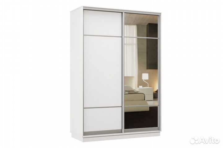 Шкаф-купе двухдверный Мила 1000