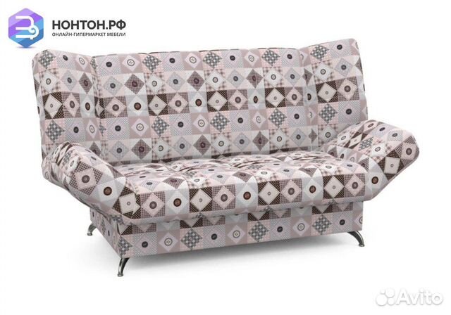 Диван клик-кляк Палермо с принтом ромбы