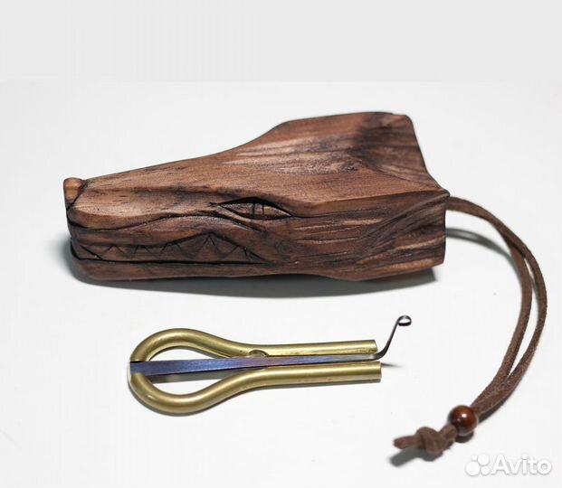 Варган с футляром Волк