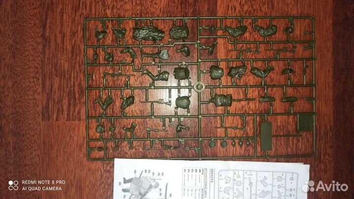 Солдатики 1:35. Снайперы. Красная армия. Звезда