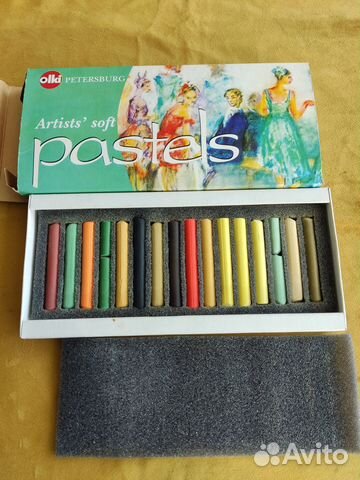 Пастель для рисования 16 цветов