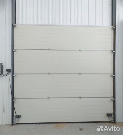 Гаражные секционные ворота рольставни