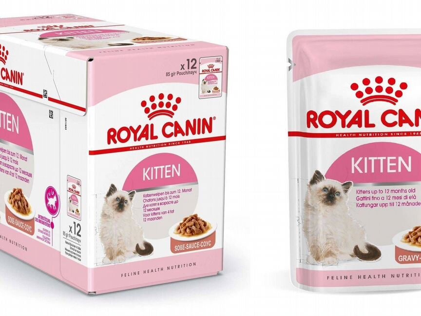 Влажный корм для котят royal canin, 85гр*28шт