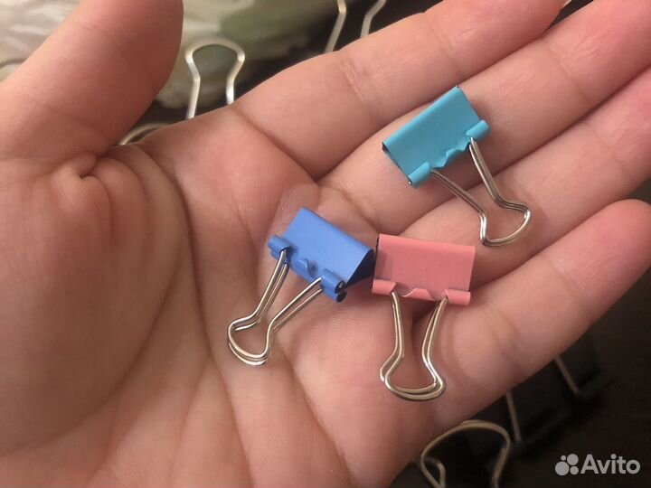 Дырокол мощный Зажимы канцелярские/ зажимы цветные