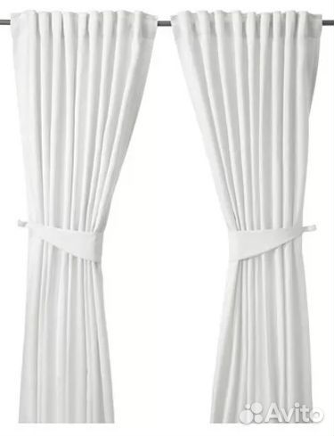 Шторы IKEA Blekviva белые