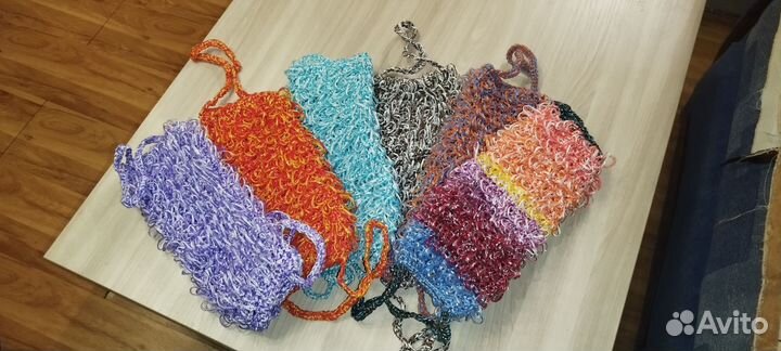 Мочалка ручной работы