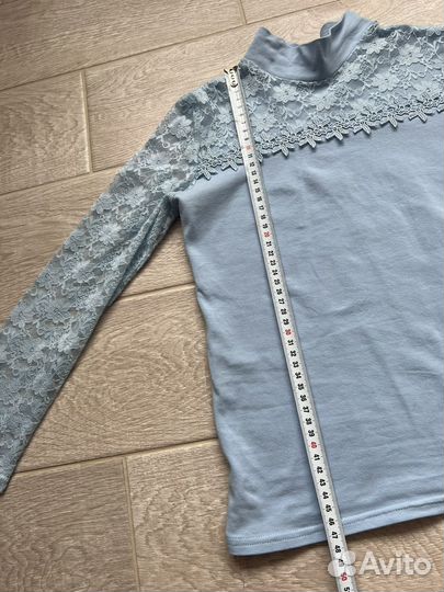 Блузка рубашка школьная 134 140