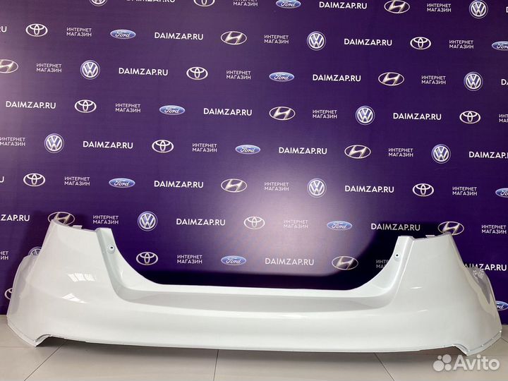 Бампер Задний Форд Фокус 2015 седан Белый