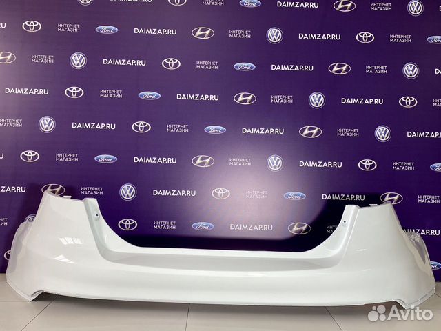 Бампер Задний Форд Фокус 2015 седан Белый