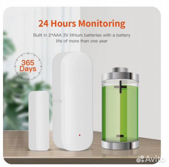 Wifi датчик открывания дверей и окон, Умный дом