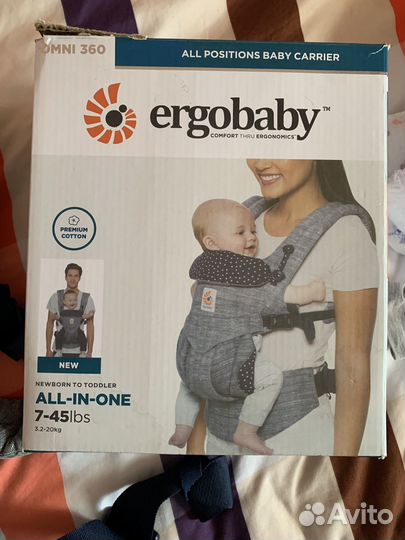 Эргорюкзак ergobaby omni 360