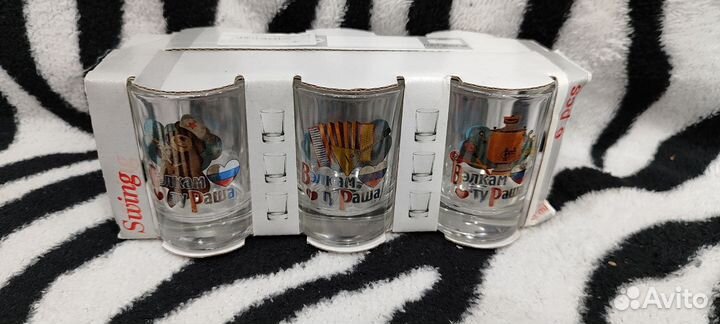 Набор стопок Welcome to Russia