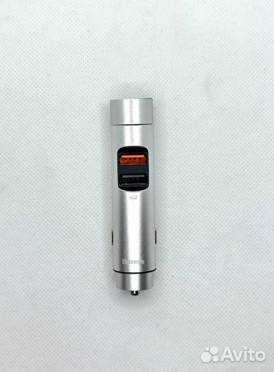 Автомобильное зу с FM-трансмиттером 2USB