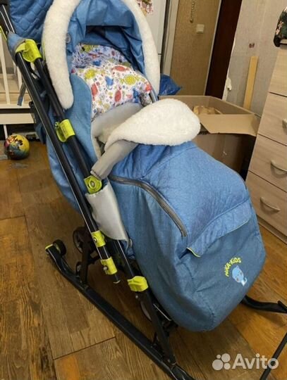 Коляска санки