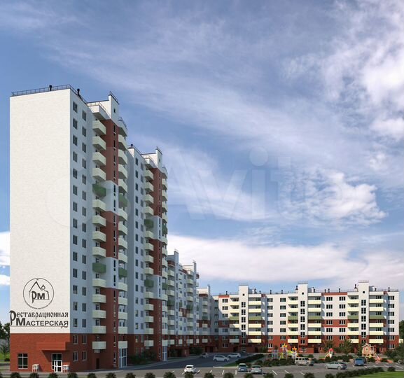 1-к. квартира, 40,5 м², 8/9 эт.