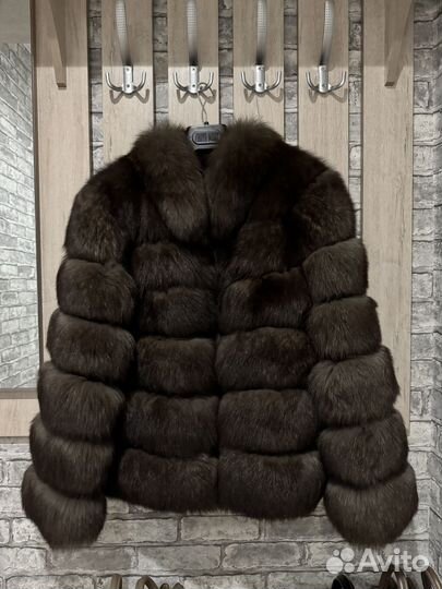 Шуба из песца