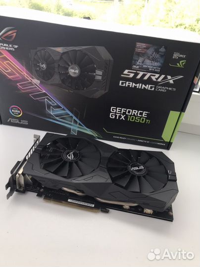 Видеокарта gtx 1050 ti Asus Strix Gaming 4gb
