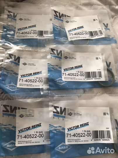 Прокладки CRCa, круглые victor reinz 71-40522-00