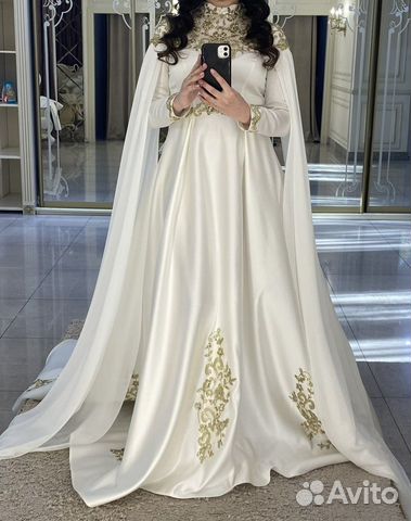 Свадебное платье, платье на никях