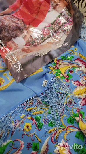 Павловопосадский платок шелковый