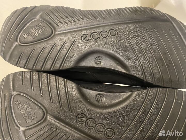 Кроссовки кожаные ecco