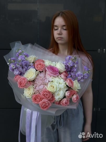 Живые цветы букеты