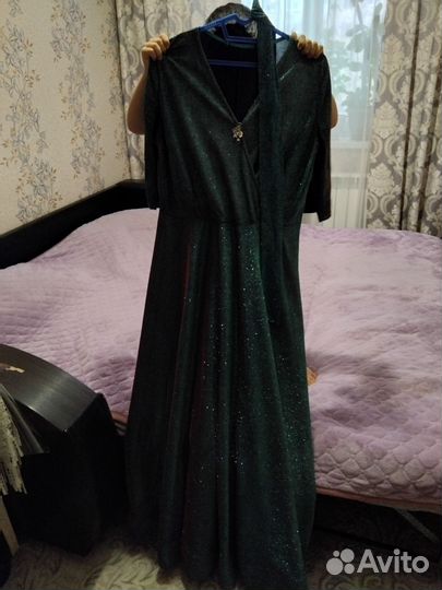 Вечернее платье в пол 54