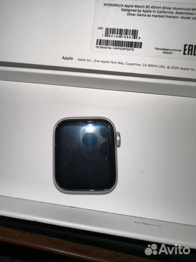 Часы apple watch se 40mm