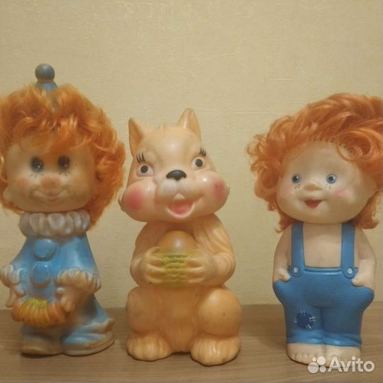 Резиновые игрушки СССР