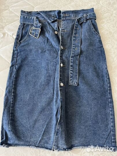 Юбка джинсовая