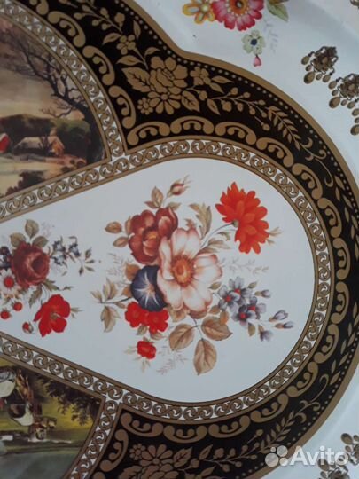 Поднос металлический, эпохи СССР