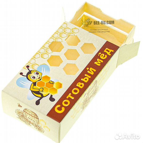 Коробка для сотового меда Пчёлка (10шт)