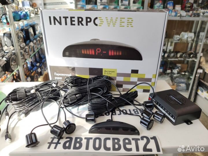 Парктроник на 8 датчиков Interpower IP-816 19мм