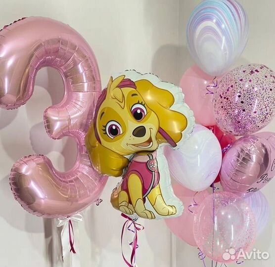 Воздушные шары цифры