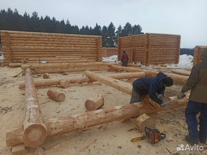 Срубы ручной рубки на заказ