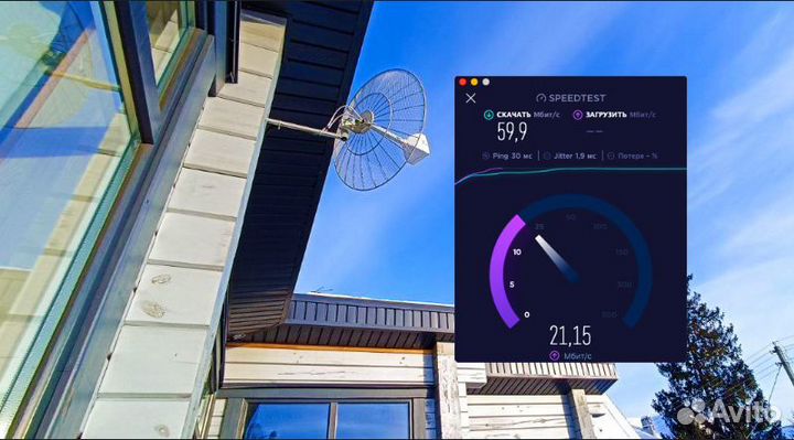 Интернет в частный дом, на дачу, на производстве