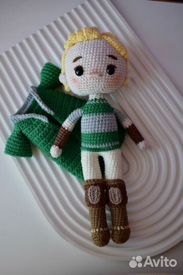 Драко Малфой вязаная игрушка из Гарри Поттера