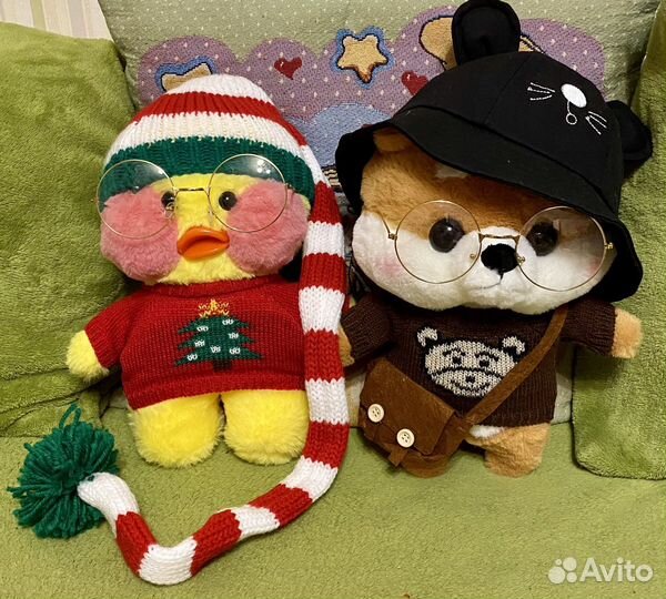 Уточка и собачка Лалафанфан, одежда и спальник