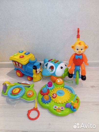 Развивающие игрушки пакетом, музыкальные