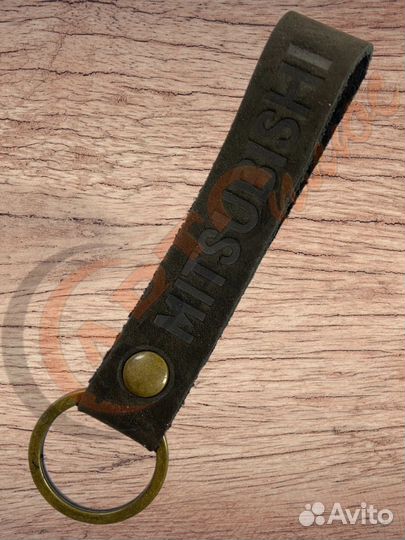 Брелок для ключей люверс -Темно-Коричневый 