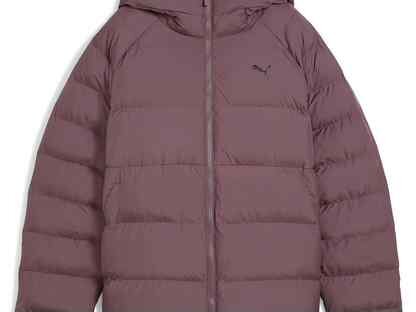 Puma Mono Hooded Jacket Пуховик женский, серый / розовый, Москва