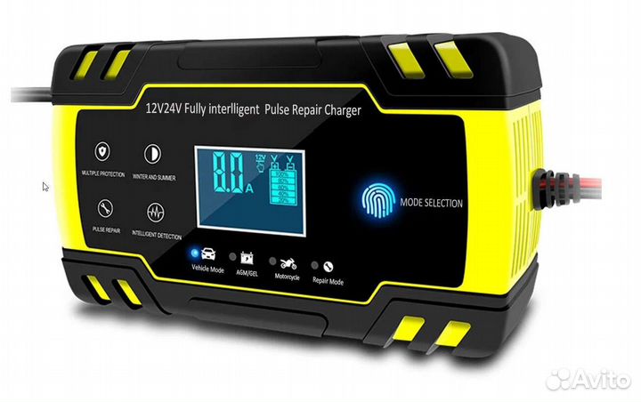 Быстрая зарядка для автоаккумулятора новая